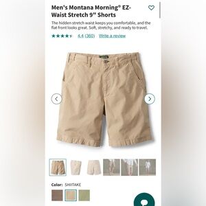 Brand new Orvis Montana Morning shorts